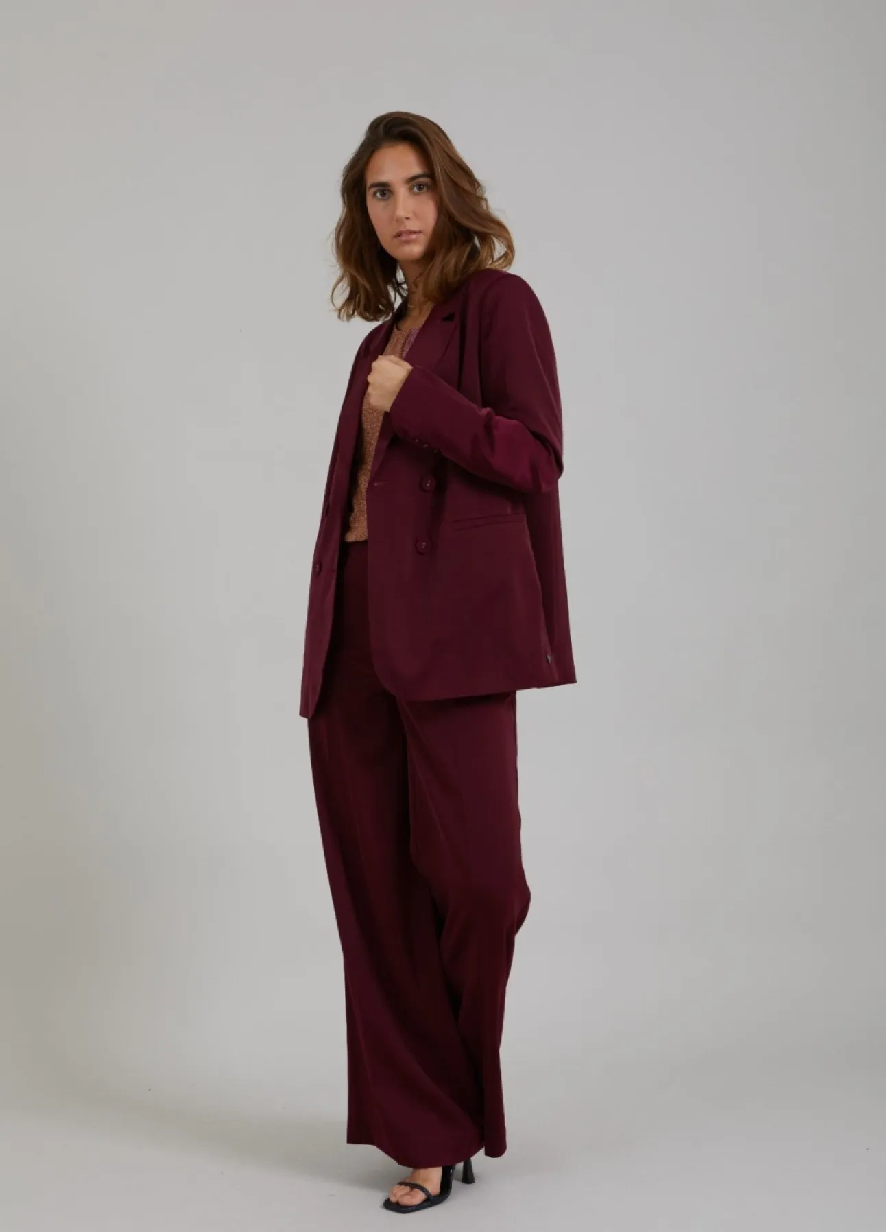 Kvinde Coster Copenhagen Blazers^Afslappet Blazer M. Slids Og Knapper