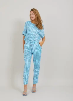 Kvinde Coster Copenhagen Bukser^Bukser M. Heringbone Print
