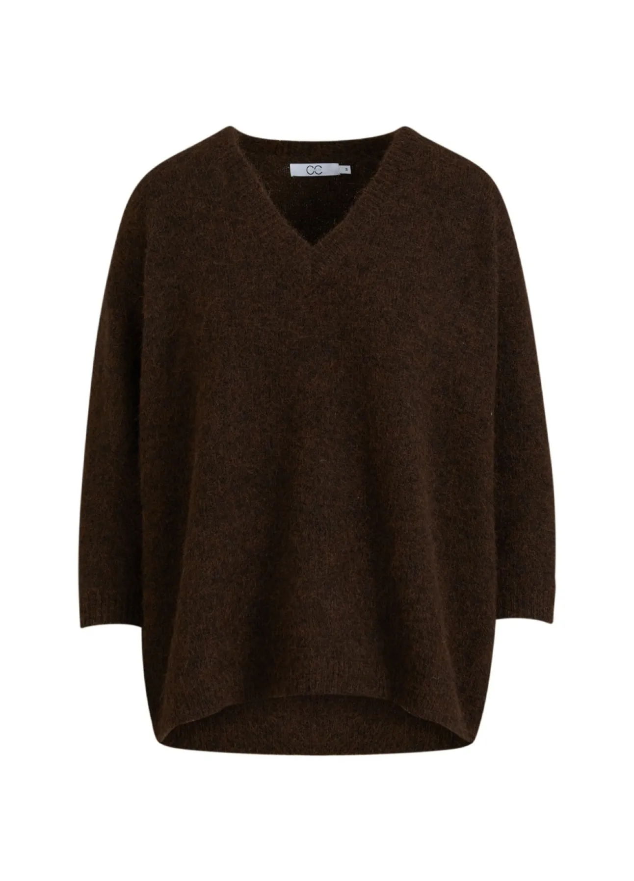 Kvinde Coster Copenhagen Strik^Cc Heart Amelia Alpaca V-Hals