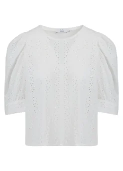 Kvinde Coster Copenhagen Skjorter Og Bluser^Cc Heart Amy Top M. Broderie Anglaise