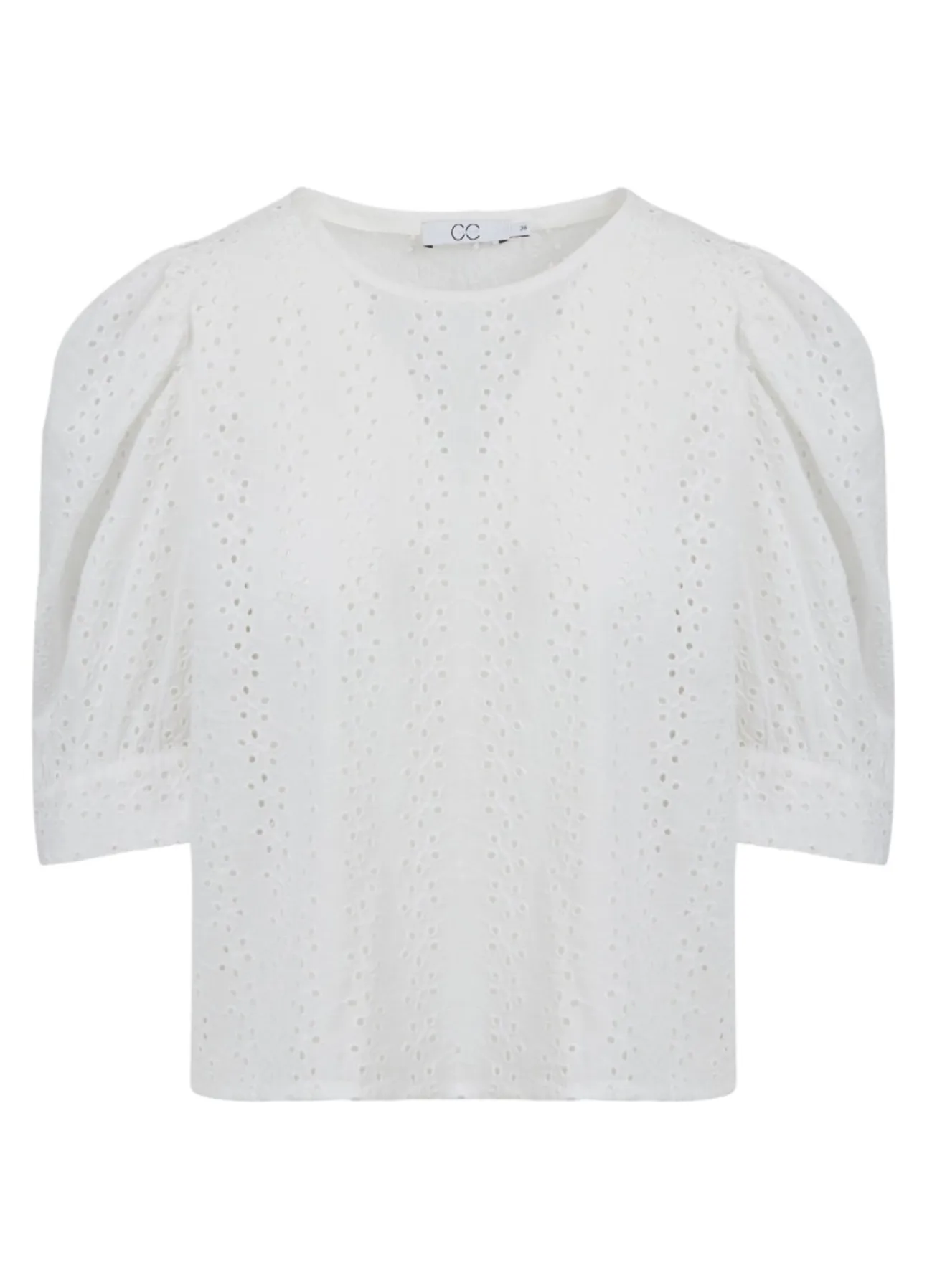 Kvinde Coster Copenhagen Skjorter Og Bluser^Cc Heart Amy Top M. Broderie Anglaise