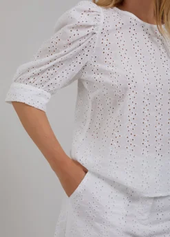 Kvinde Coster Copenhagen Skjorter Og Bluser^Cc Heart Amy Top M. Broderie Anglaise