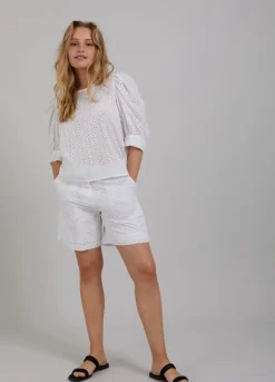 Kvinde Coster Copenhagen Skjorter Og Bluser^Cc Heart Amy Top M. Broderie Anglaise