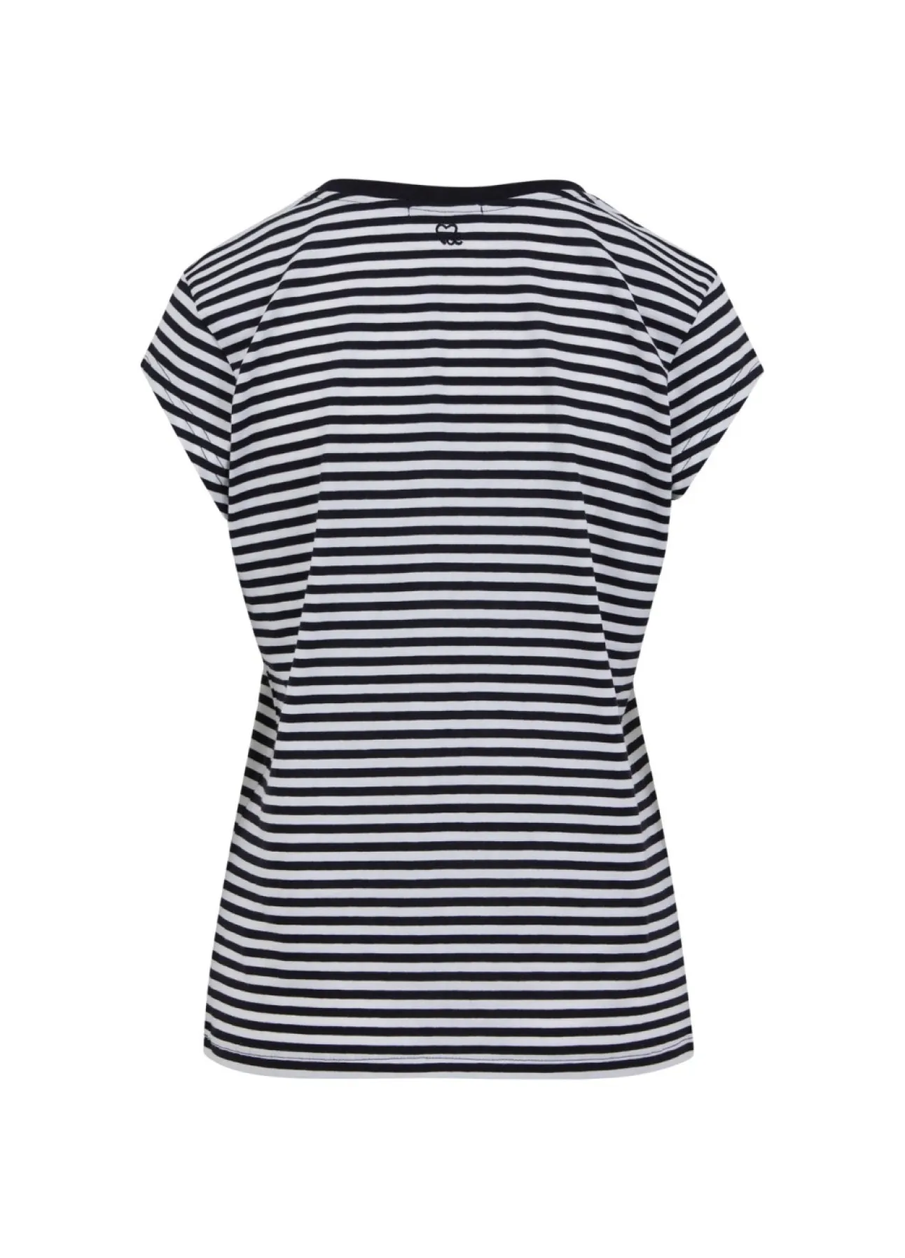 Kvinde Coster Copenhagen T-Shirts^Cc Heart Basis Stribet V-Hals T-Shirt