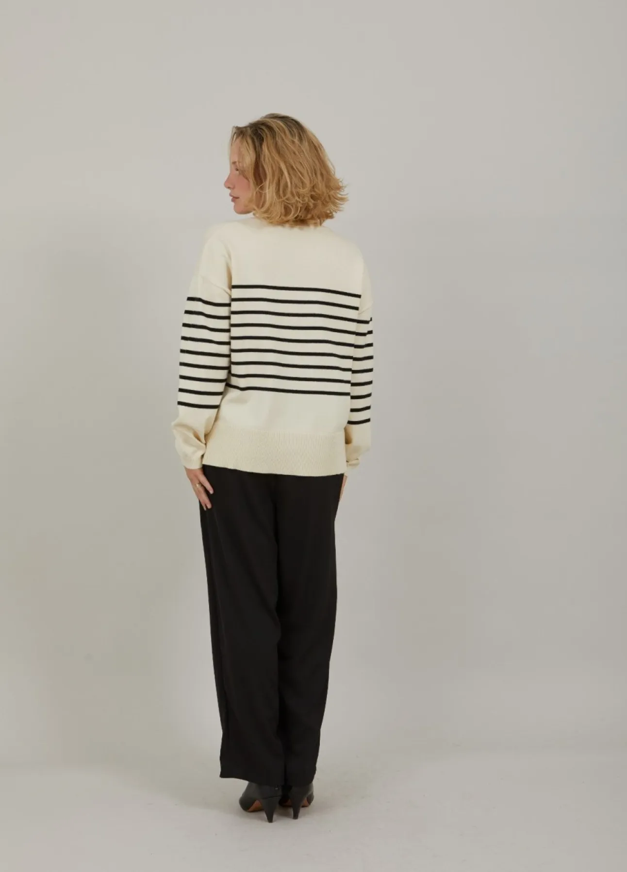 Kvinde Coster Copenhagen Strik^Cc Heart Collins Comfy Stribe
