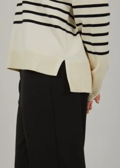 Kvinde Coster Copenhagen Strik^Cc Heart Collins Comfy Stribe
