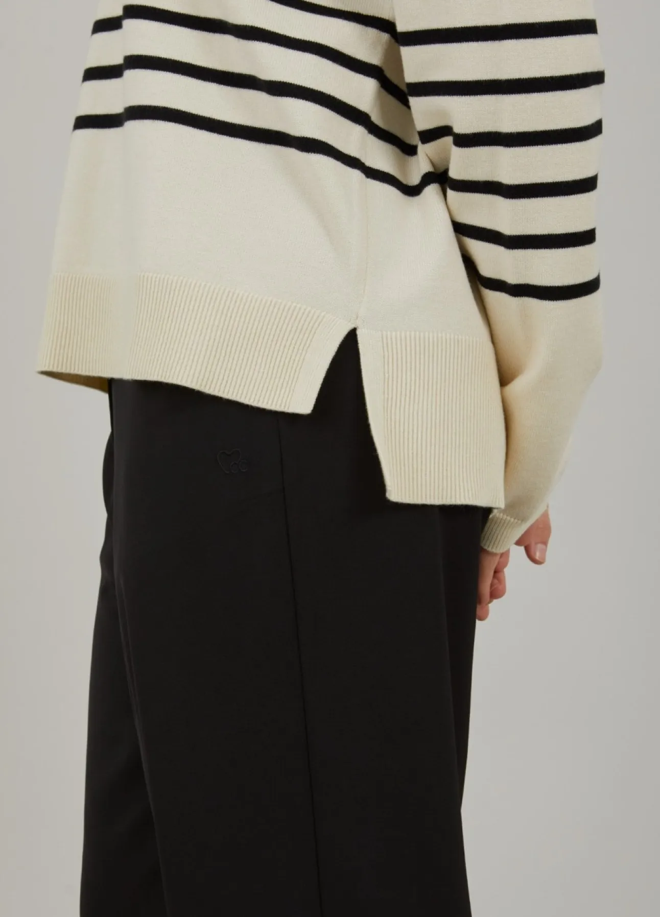 Kvinde Coster Copenhagen Strik^Cc Heart Collins Comfy Stribe