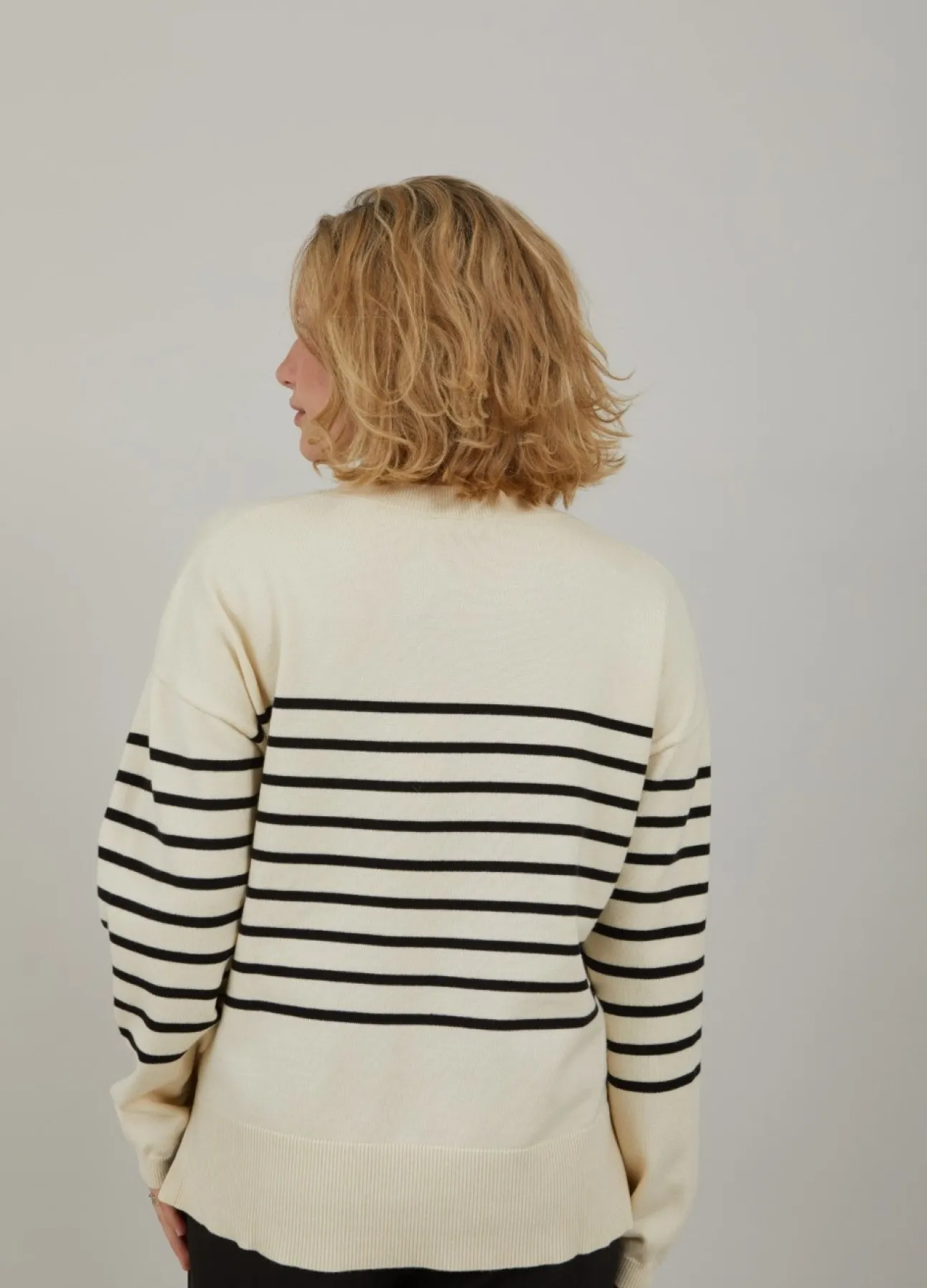 Kvinde Coster Copenhagen Strik^Cc Heart Collins Comfy Stribe