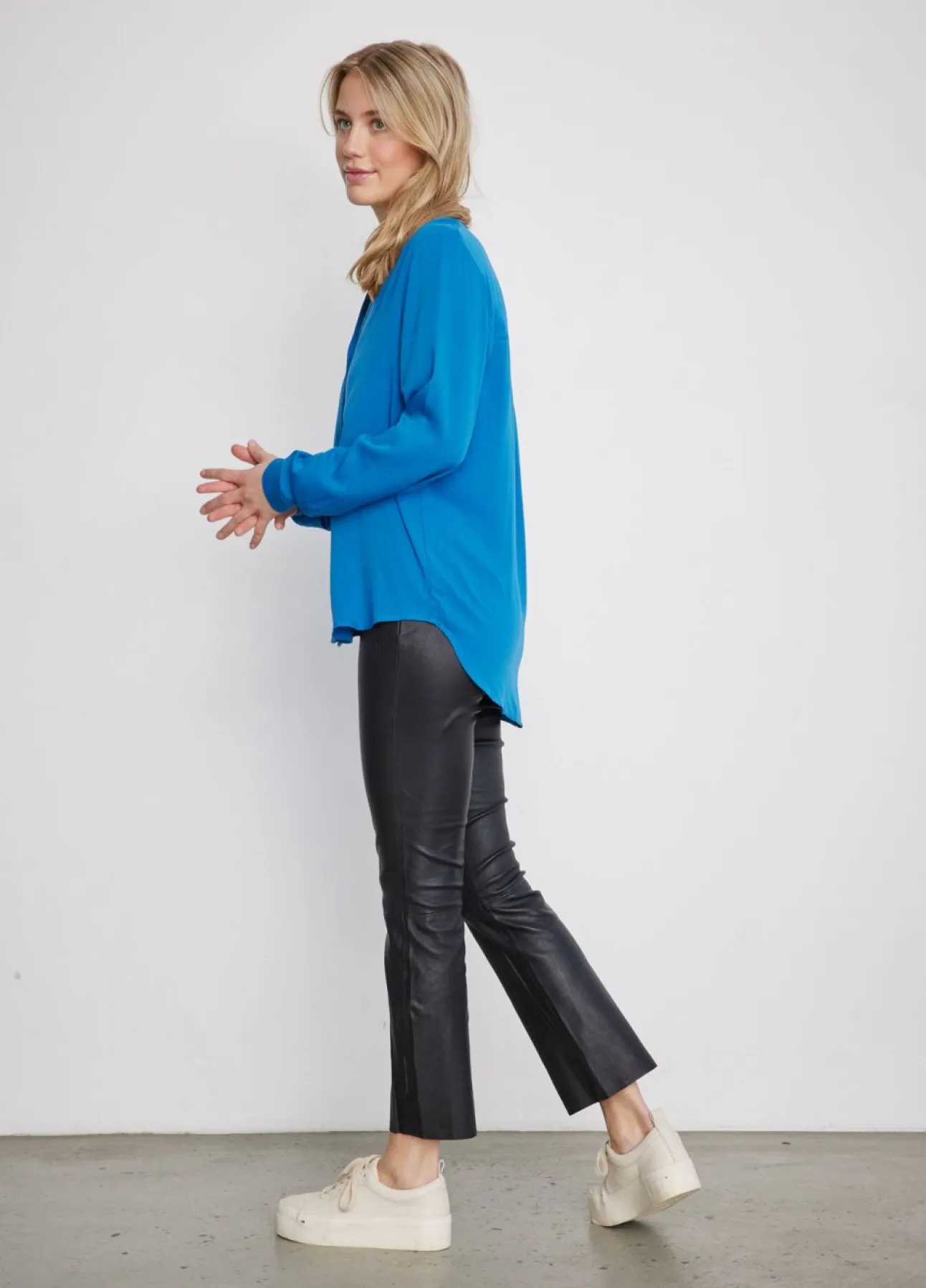 Kvinde Coster Copenhagen Bukser^Cc Heart Cropped Læderleggings