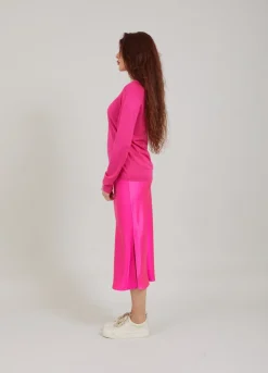 Kvinde Coster Copenhagen Strik^Cc Heart Ella Bluse M. Lange Aermer