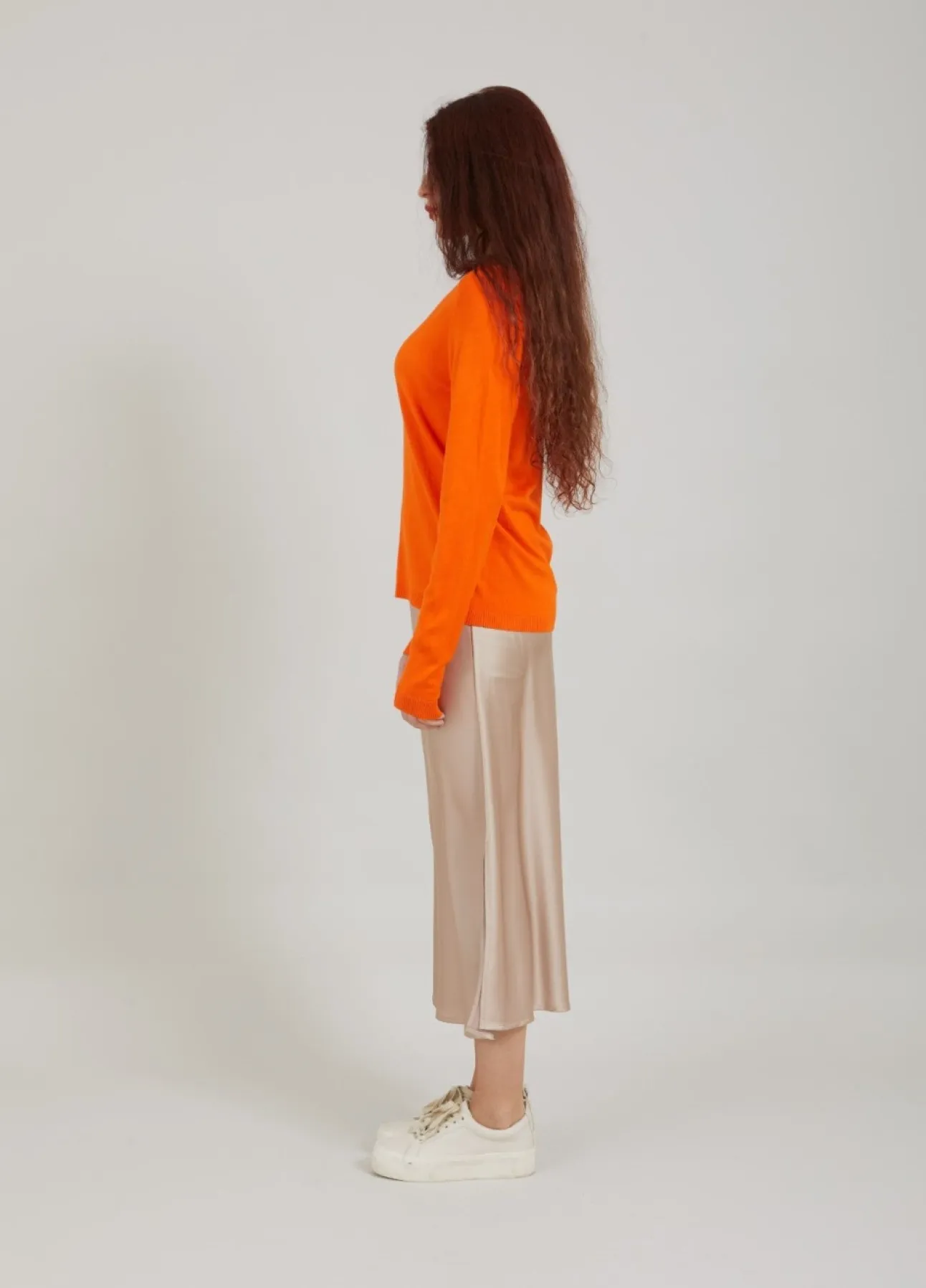 Kvinde Coster Copenhagen Strik^Cc Heart Ella Bluse M. Lange Aermer