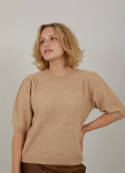 Kvinde Coster Copenhagen Strik^Cc Heart Elsa Alpaca Top