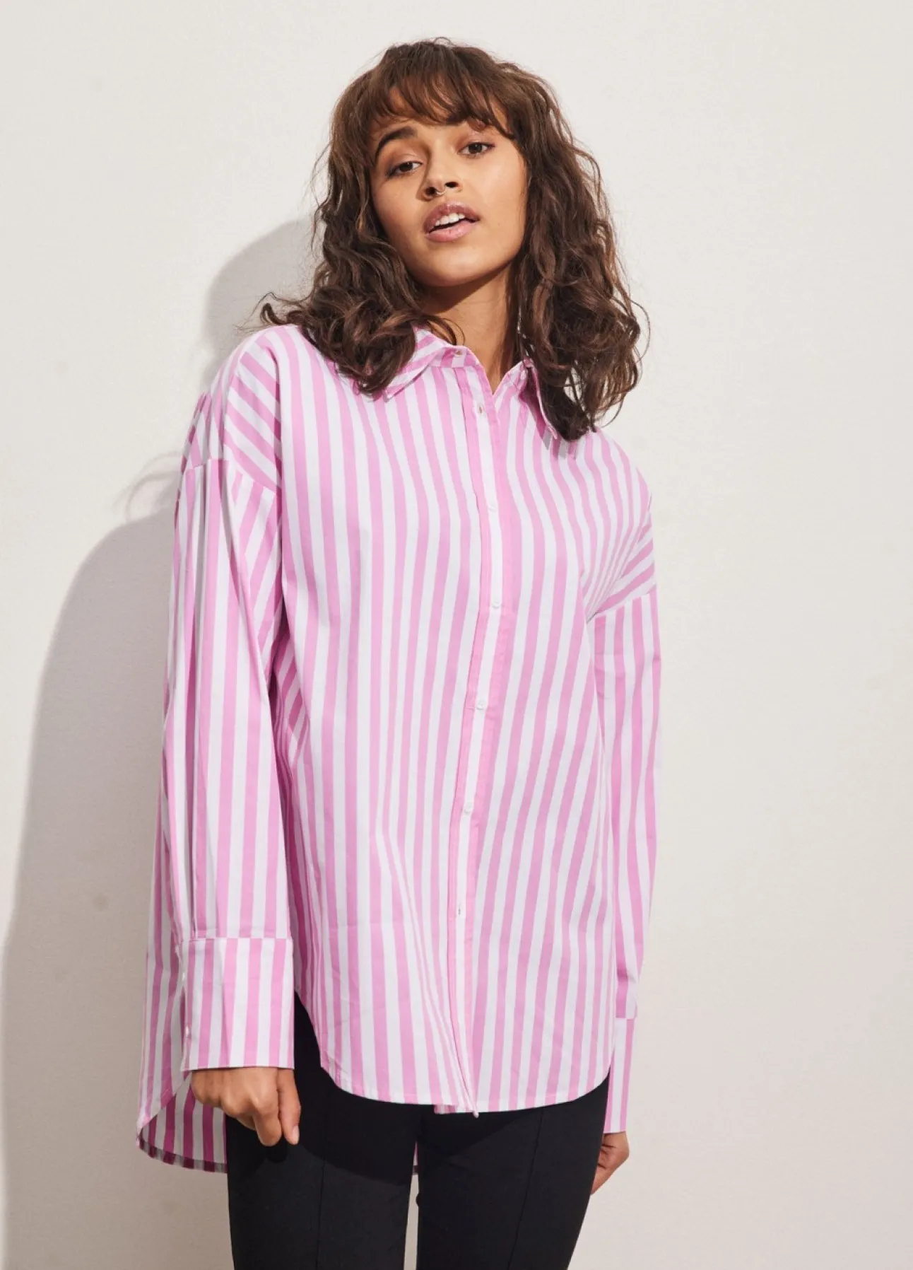 Kvinde Coster Copenhagen Skjorter Og Bluser^Cc Heart Harper Oversized Skjorte M. Striber