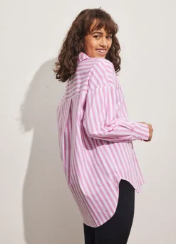 Kvinde Coster Copenhagen Skjorter Og Bluser^Cc Heart Harper Oversized Skjorte M. Striber