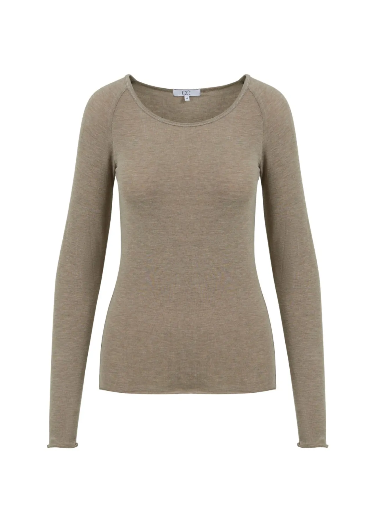 Kvinde Coster Copenhagen Strik^Cc Heart Lana Uld Langaermet