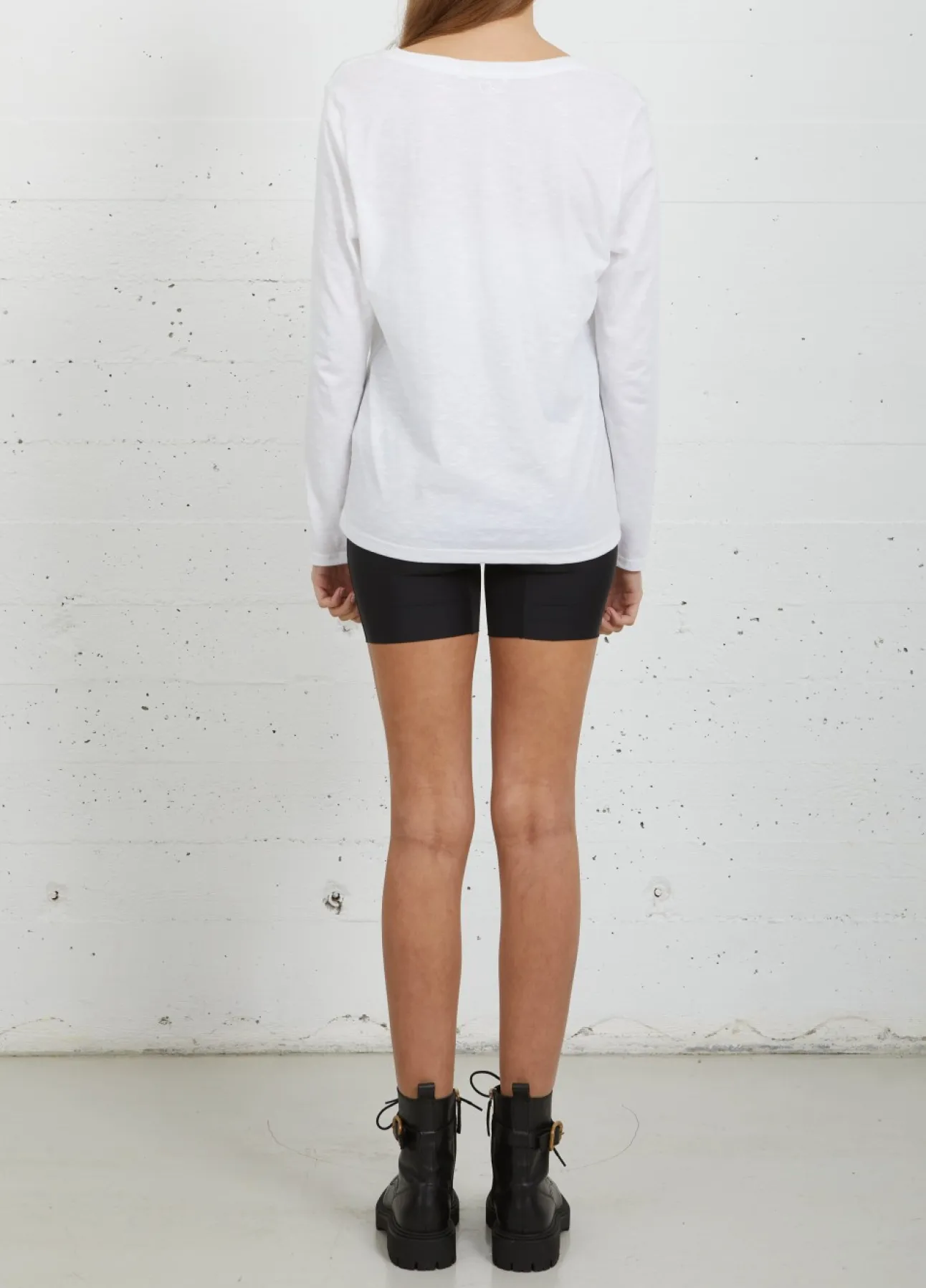 Kvinde Coster Copenhagen T-Shirts^Cc Heart Langaermet T-Shirt M. V-Hals
