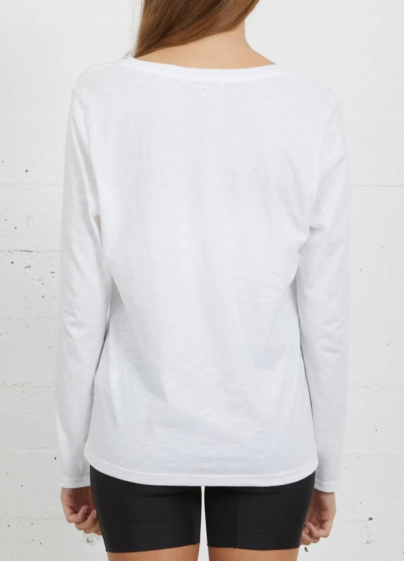 Kvinde Coster Copenhagen T-Shirts^Cc Heart Langaermet T-Shirt M. V-Hals