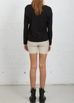 Kvinde Coster Copenhagen T-Shirts^Cc Heart Langaermet T-Shirt M. V-Hals