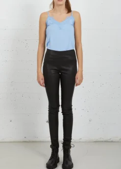 Kvinde Coster Copenhagen Læder^Cc Heart Læderleggings