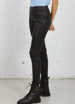 Kvinde Coster Copenhagen Læder^Cc Heart Læderleggings
