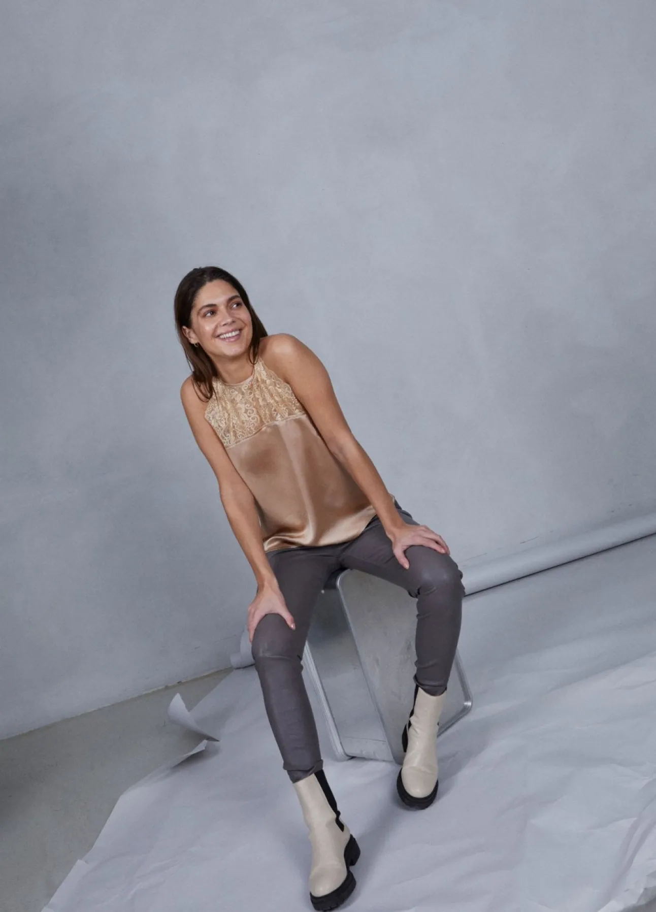 Kvinde Coster Copenhagen Bukser^Cc Heart Læderleggings