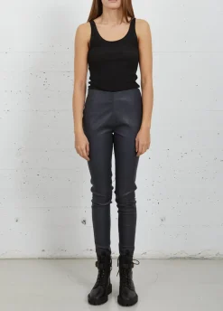 Kvinde Coster Copenhagen Bukser^Cc Heart Læderleggings