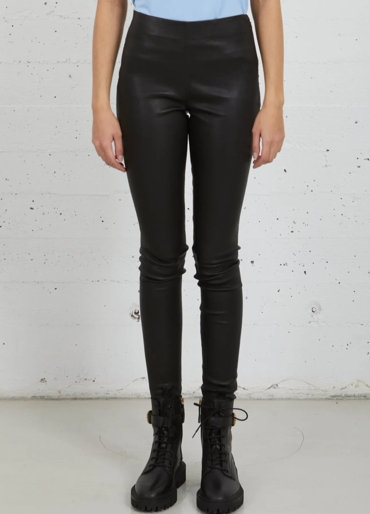 Kvinde Coster Copenhagen Bukser^Cc Heart Læderleggings