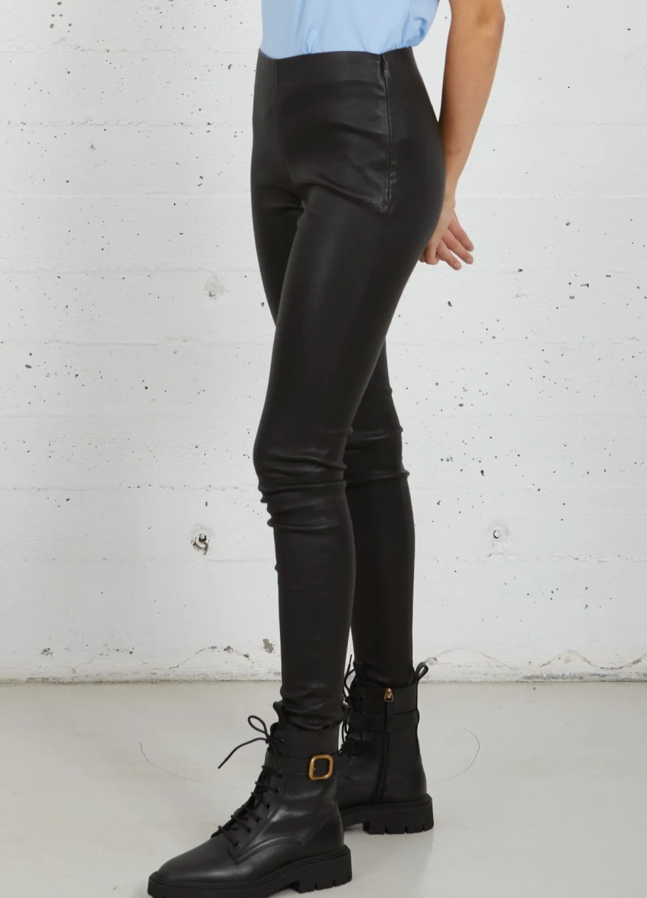 Kvinde Coster Copenhagen Bukser^Cc Heart Læderleggings