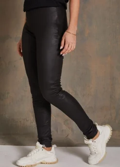 Kvinde Coster Copenhagen Bukser^Cc Heart Læderleggings