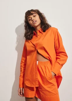 Kvinde Coster Copenhagen Skjorter Og Bluser^Cc Heart Oversized Bomuldsskjorte