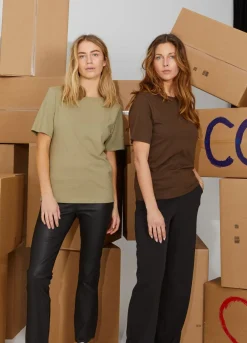 Kvinde Coster Copenhagen T-Shirts^Cc Heart Regulaer T-Shirt