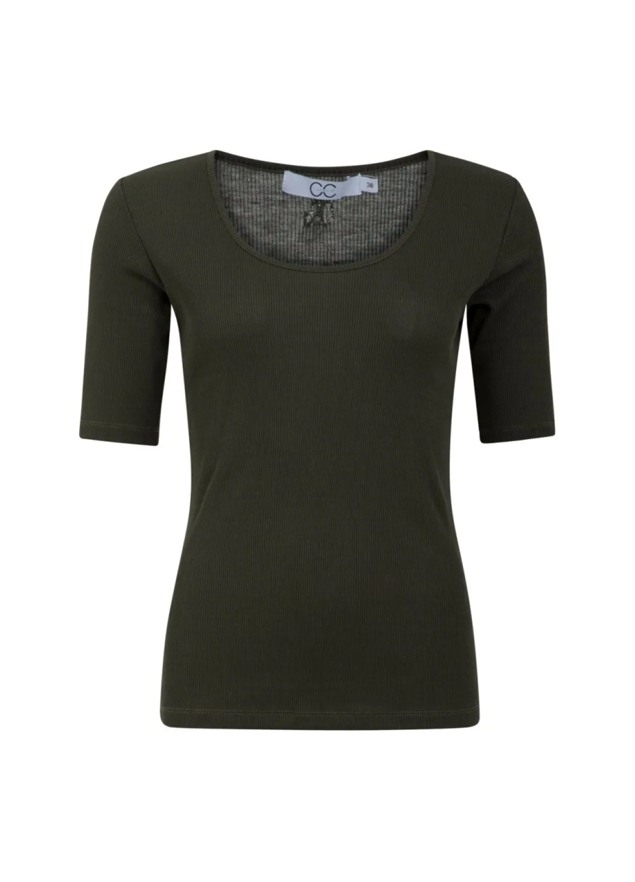 Kvinde Coster Copenhagen Toppe^Cc Heart Silke T-Shirt