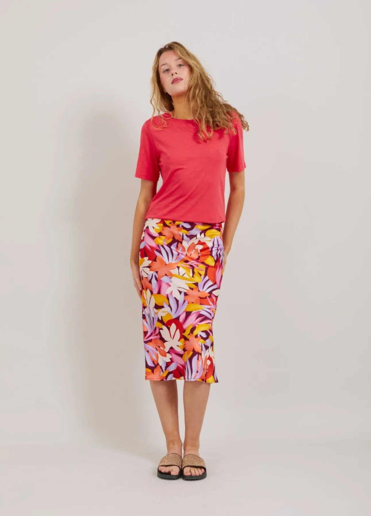 Kvinde Coster Copenhagen Nederdele^Cc Heart Skyler Satin Nederdel