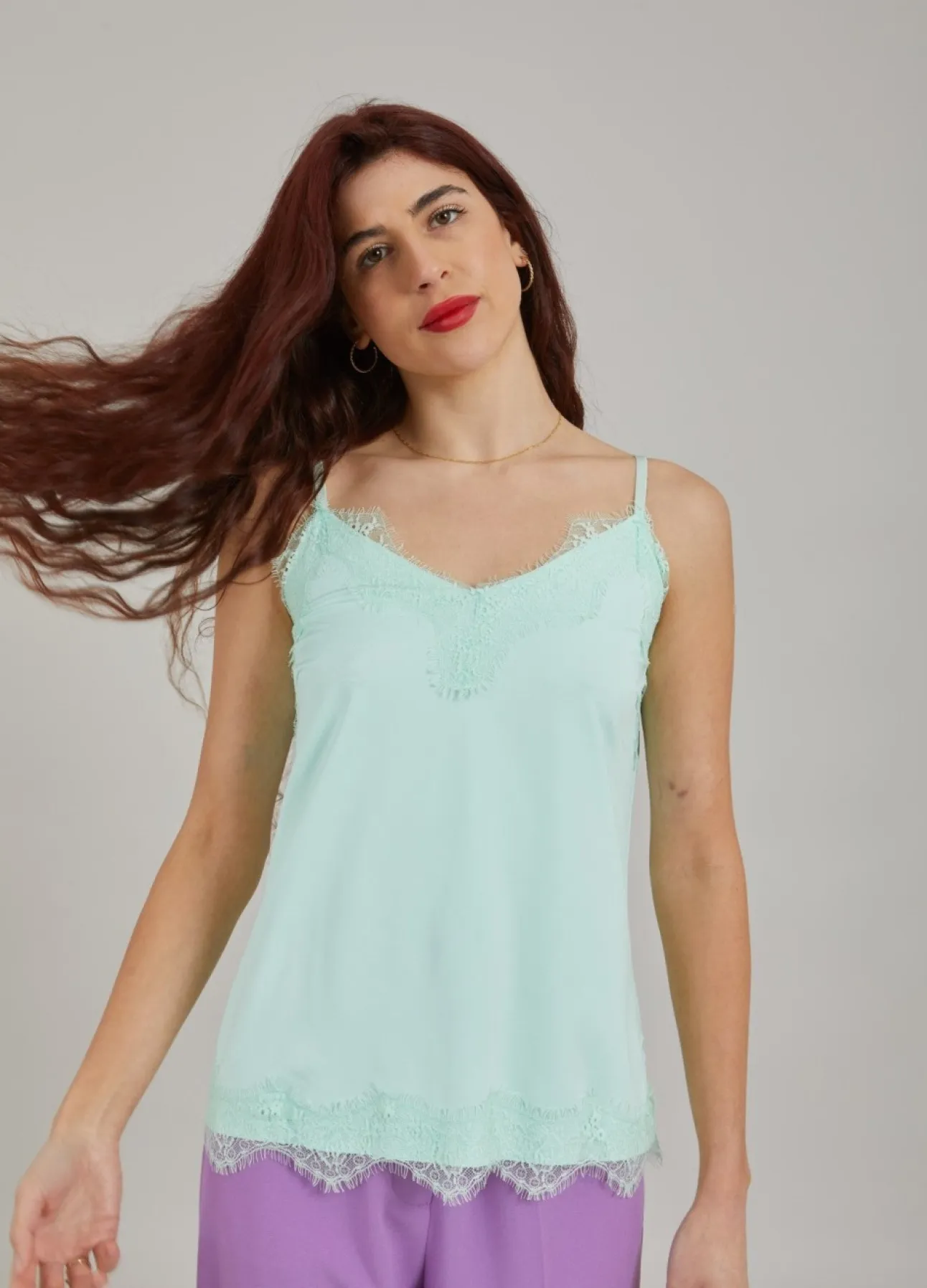 Kvinde Coster Copenhagen Toppe^Cc Heart Top Med Blonder