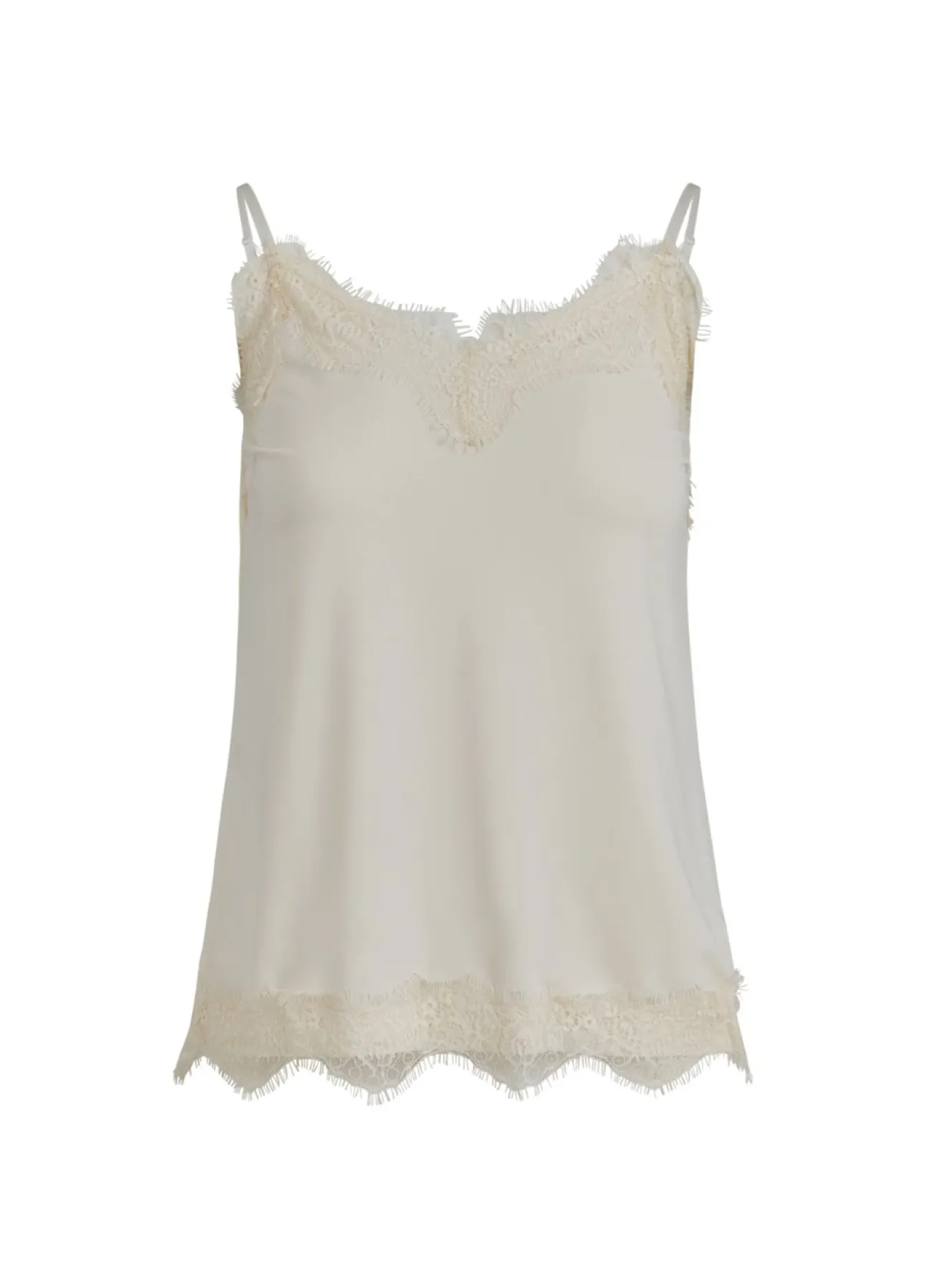 Kvinde Coster Copenhagen Toppe^Cc Heart Top Med Blonder