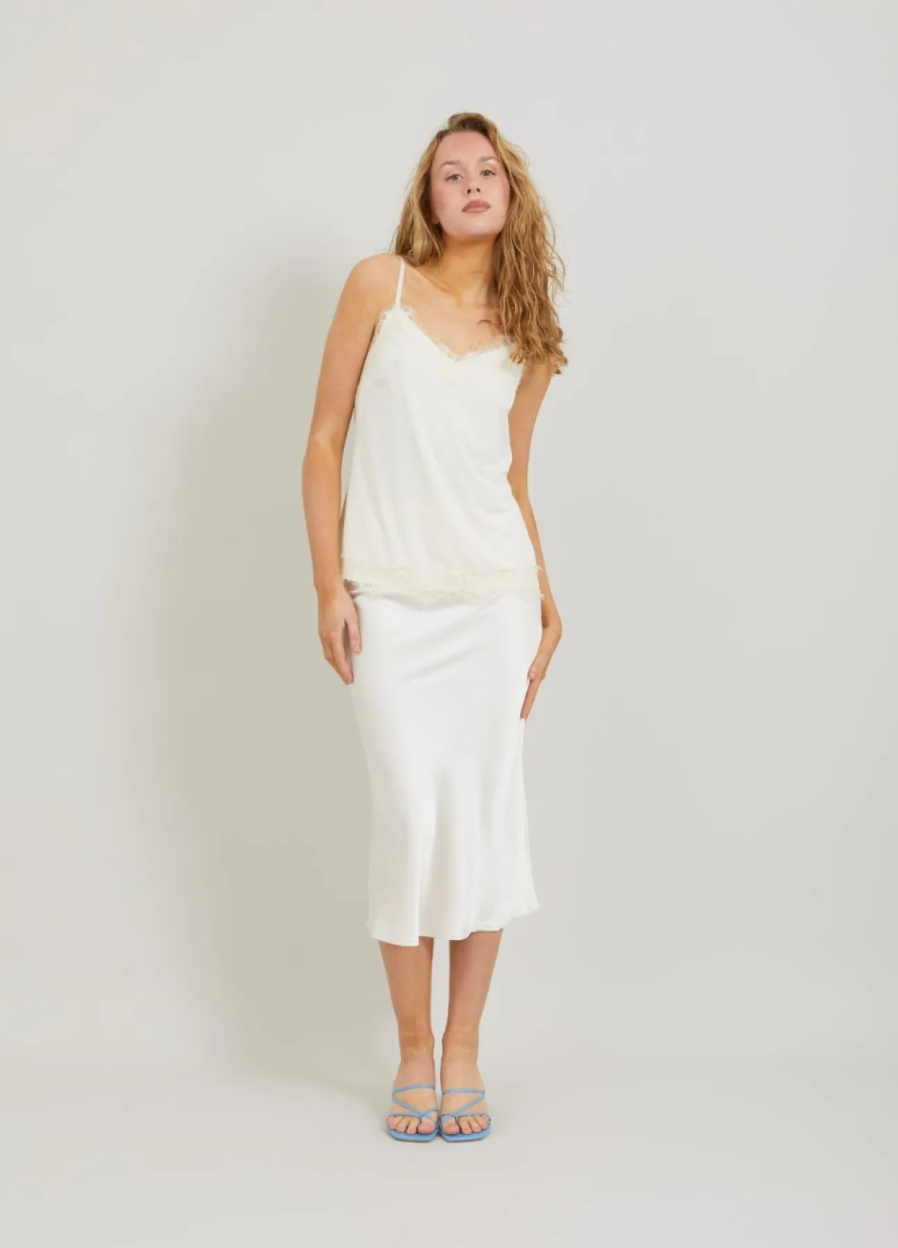 Kvinde Coster Copenhagen Toppe^Cc Heart Top Med Blonder