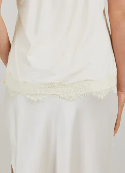 Kvinde Coster Copenhagen Toppe^Cc Heart Top Med Blonder