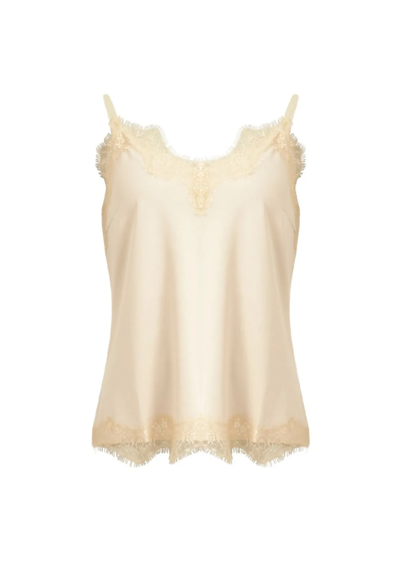Kvinde Coster Copenhagen Toppe^Cc Heart Top Med Blonder