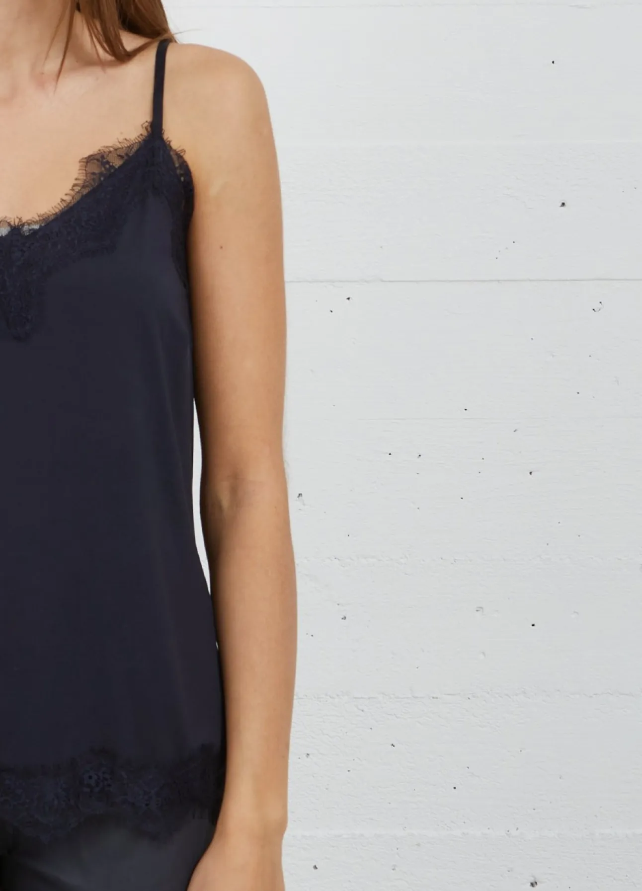 Kvinde Coster Copenhagen Toppe^Cc Heart Top Med Blonder