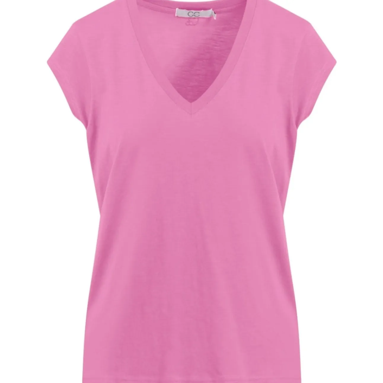 Kvinde Coster Copenhagen T-Shirts^Cc Heart T-Shirt Med V-Hals