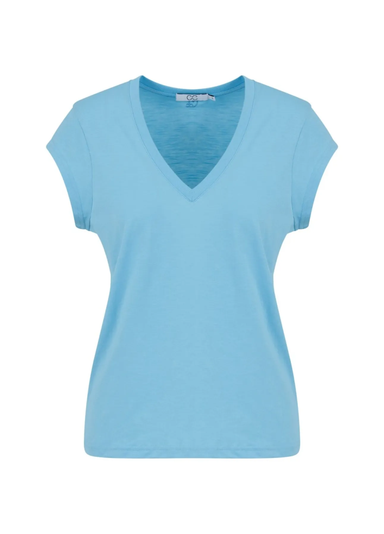 Kvinde Coster Copenhagen T-Shirts^Cc Heart T-Shirt Med V-Hals