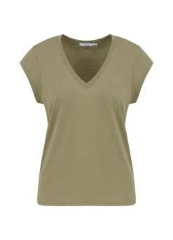 Kvinde Coster Copenhagen T-Shirts^Cc Heart T-Shirt Med V-Hals