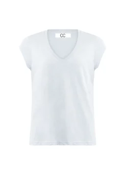 Kvinde Coster Copenhagen T-Shirts^Cc Heart T-Shirt Med V-Hals