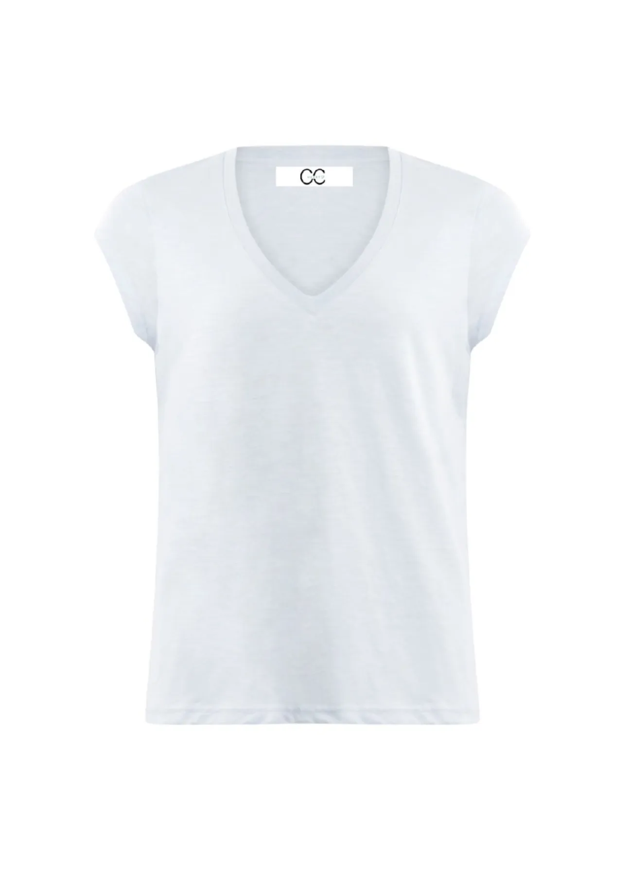 Kvinde Coster Copenhagen T-Shirts^Cc Heart T-Shirt Med V-Hals
