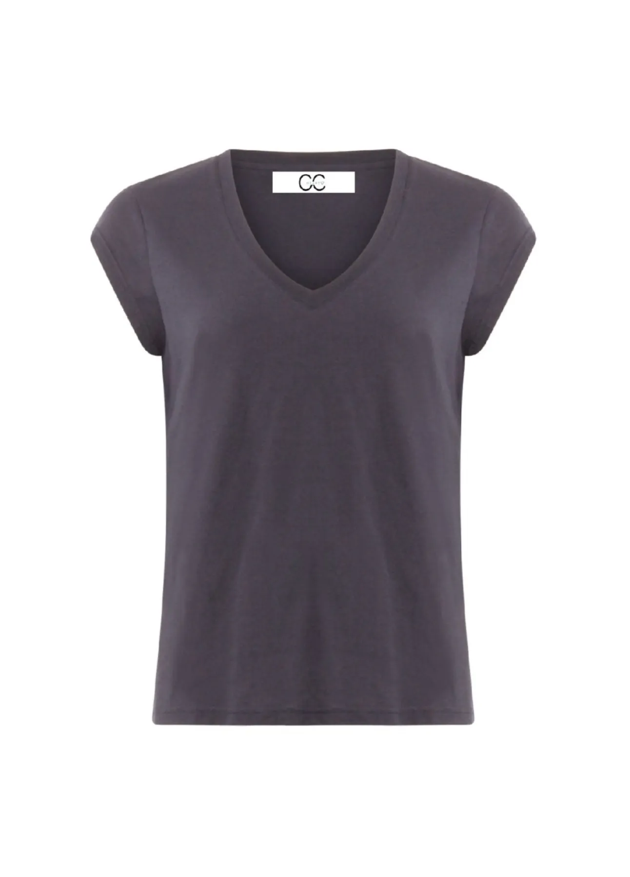 Kvinde Coster Copenhagen T-Shirts^Cc Heart T-Shirt Med V-Hals