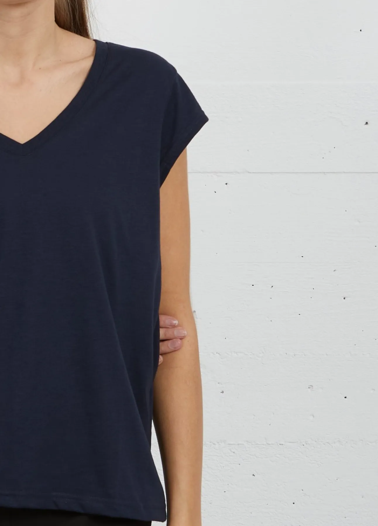 Kvinde Coster Copenhagen T-Shirts^Cc Heart T-Shirt Med V-Hals