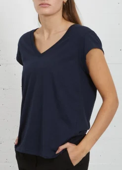 Kvinde Coster Copenhagen T-Shirts^Cc Heart T-Shirt Med V-Hals