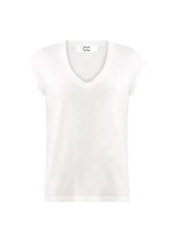 Kvinde Coster Copenhagen T-Shirts^Cc Heart T-Shirt Med V-Hals