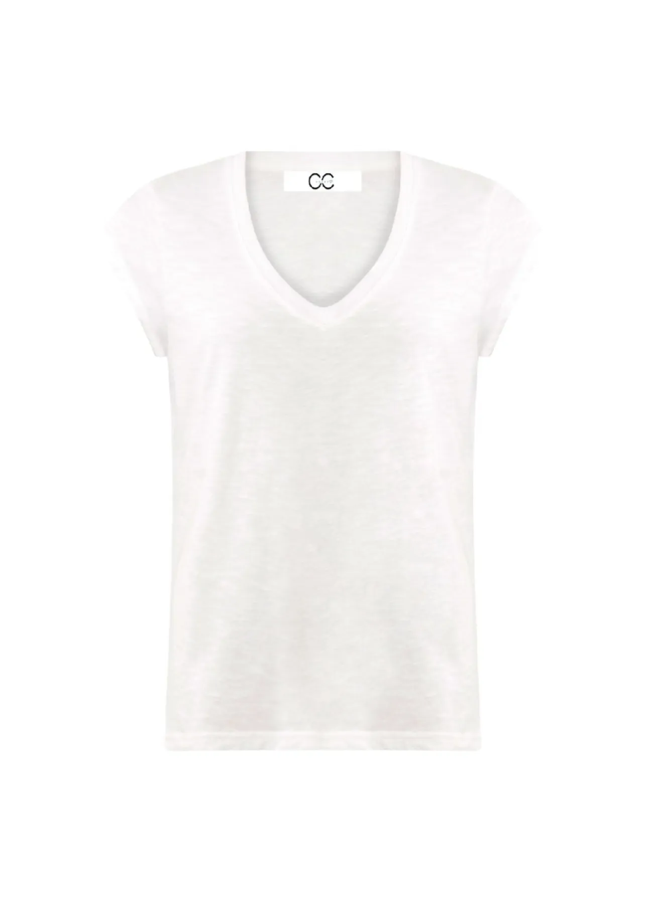 Kvinde Coster Copenhagen T-Shirts^Cc Heart T-Shirt Med V-Hals
