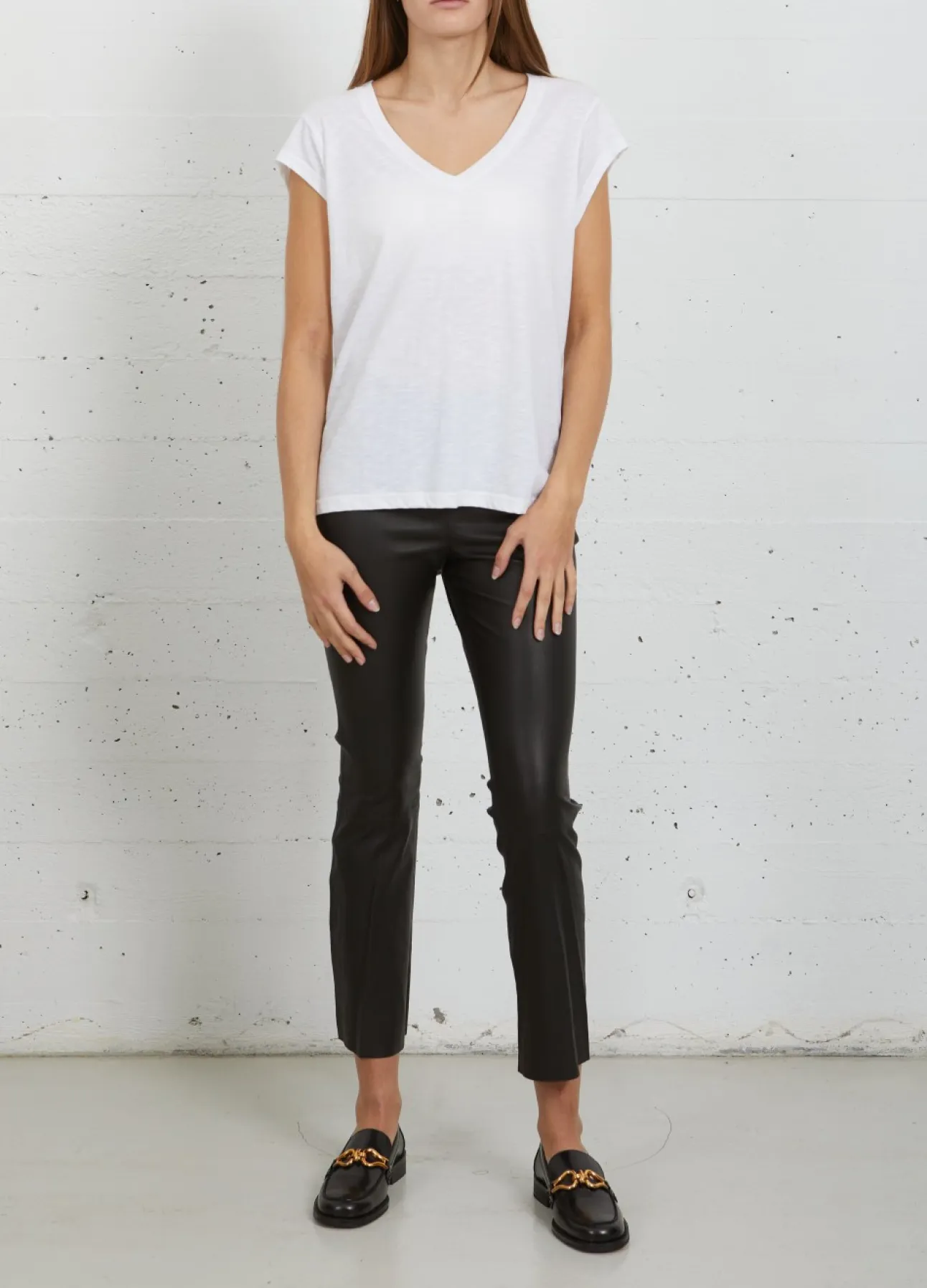 Kvinde Coster Copenhagen T-Shirts^Cc Heart T-Shirt Med V-Hals